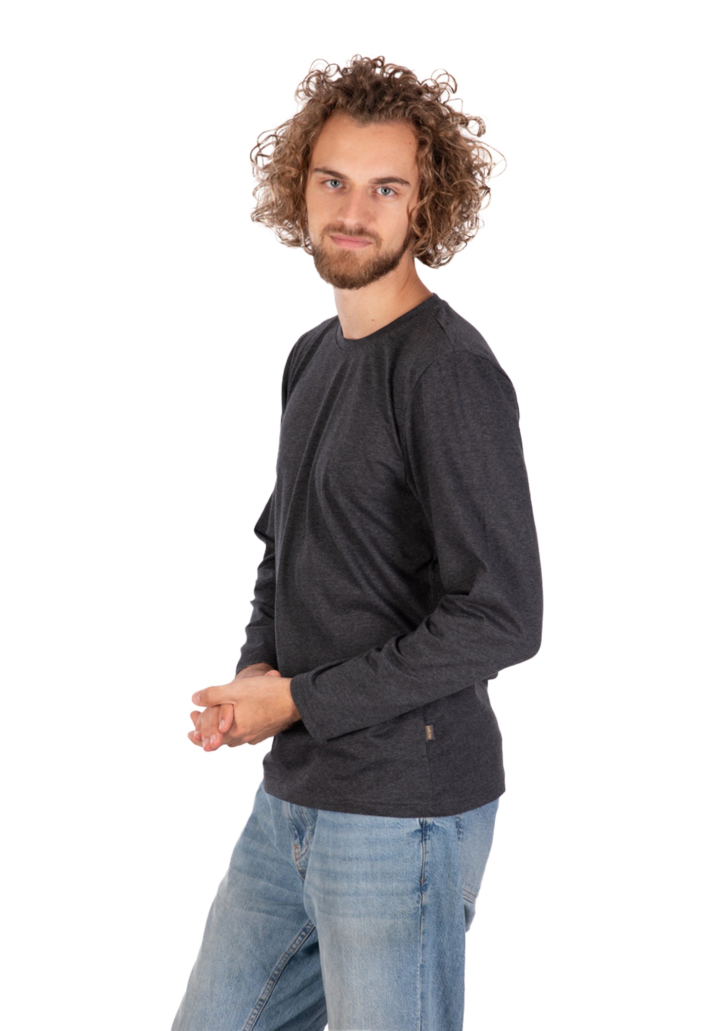 Switcher manches longues loic color/41 noir chine