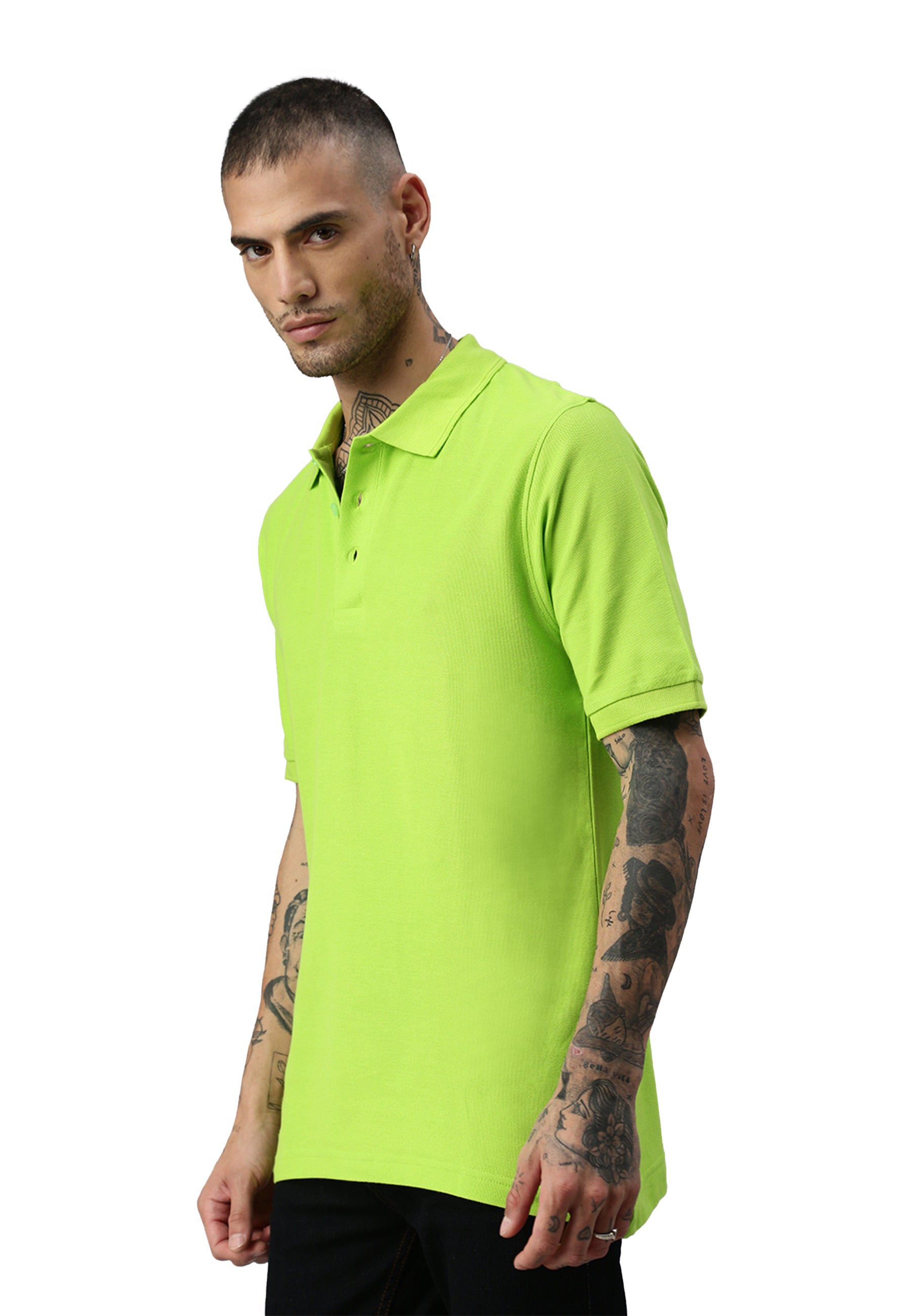 Polo Switcher pour homme couleur john/citron vert