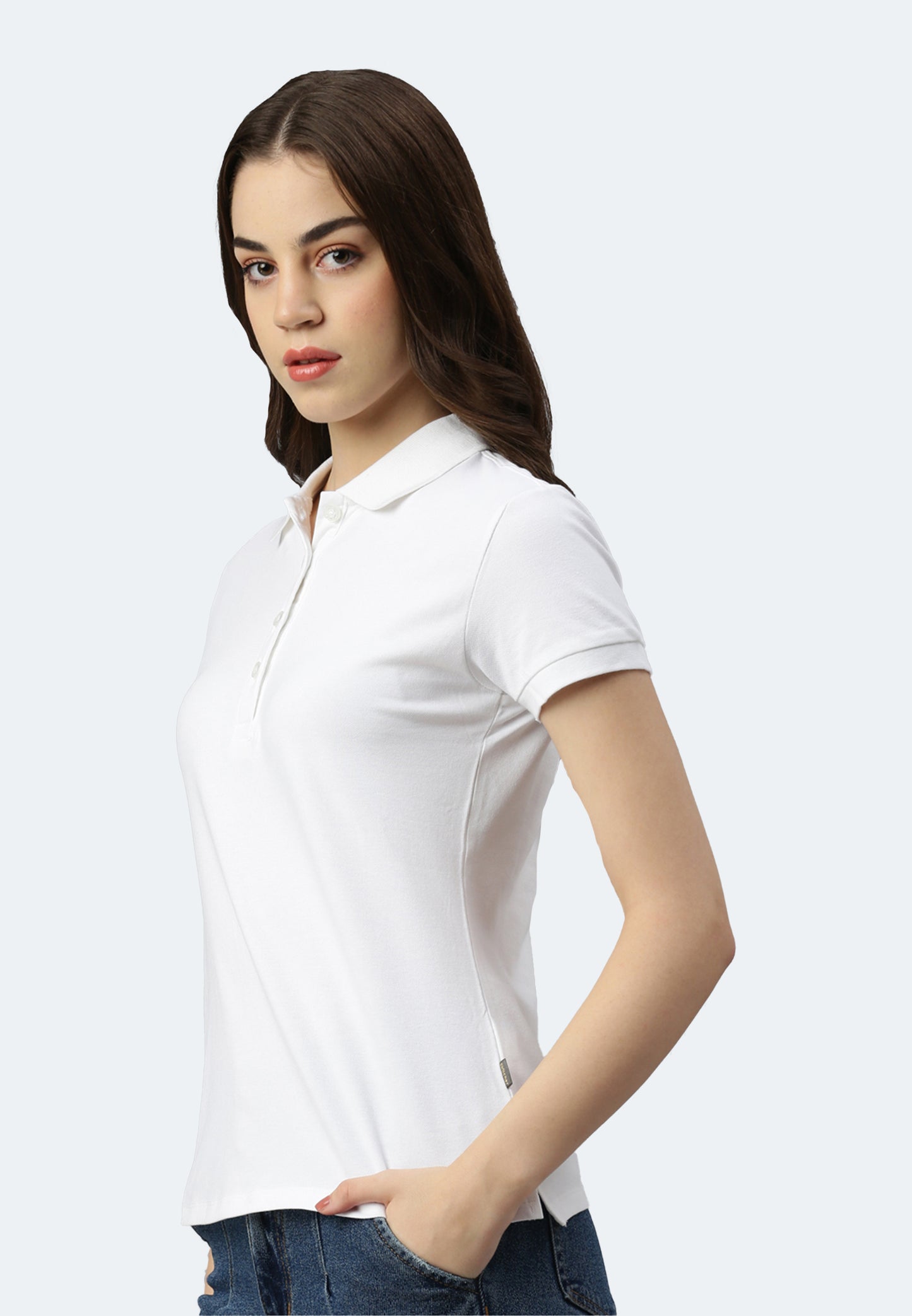 Switcher Lady polo stacy color/1 blanc
