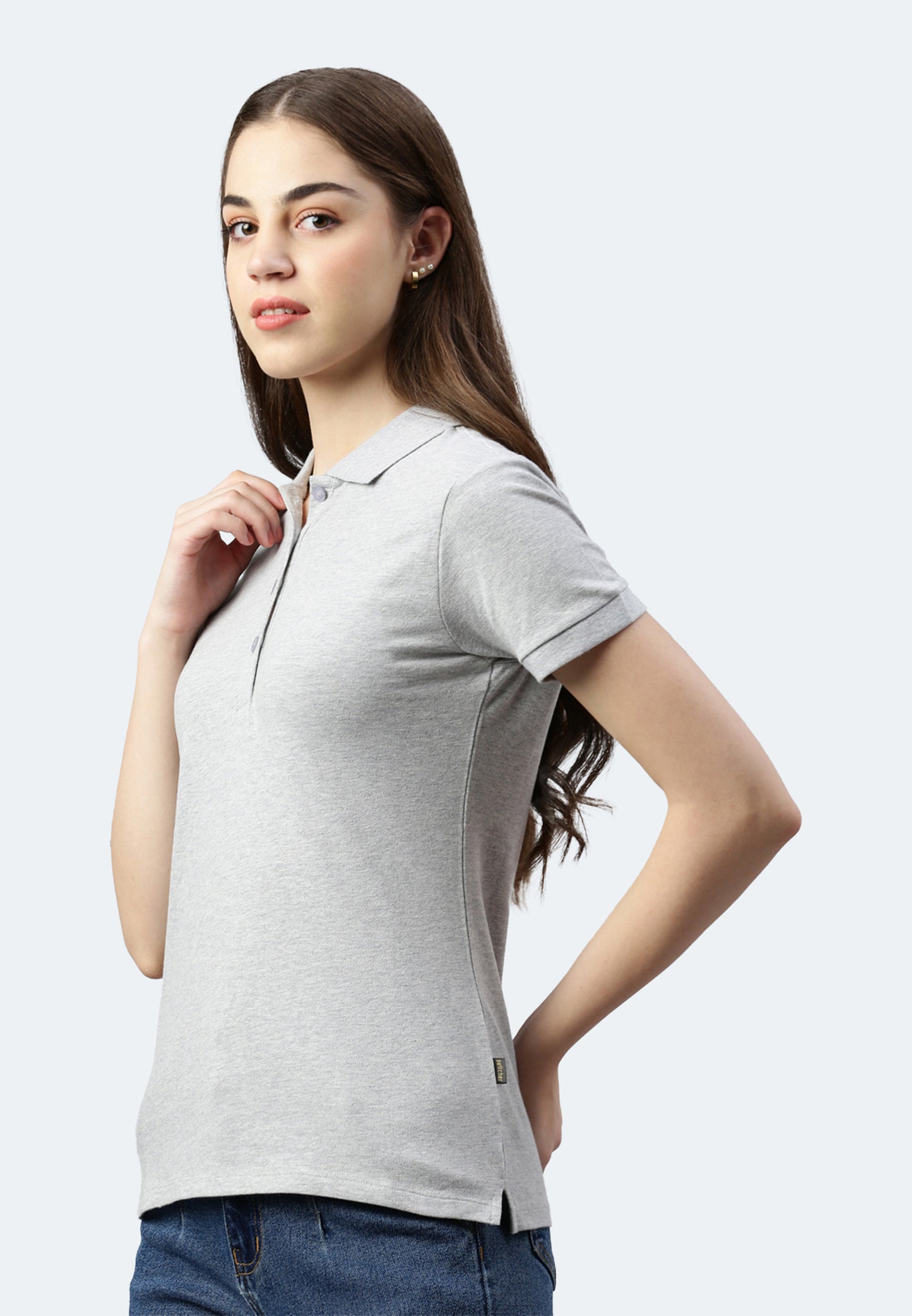 Switcher Lady polo stacy color/42 gris chine