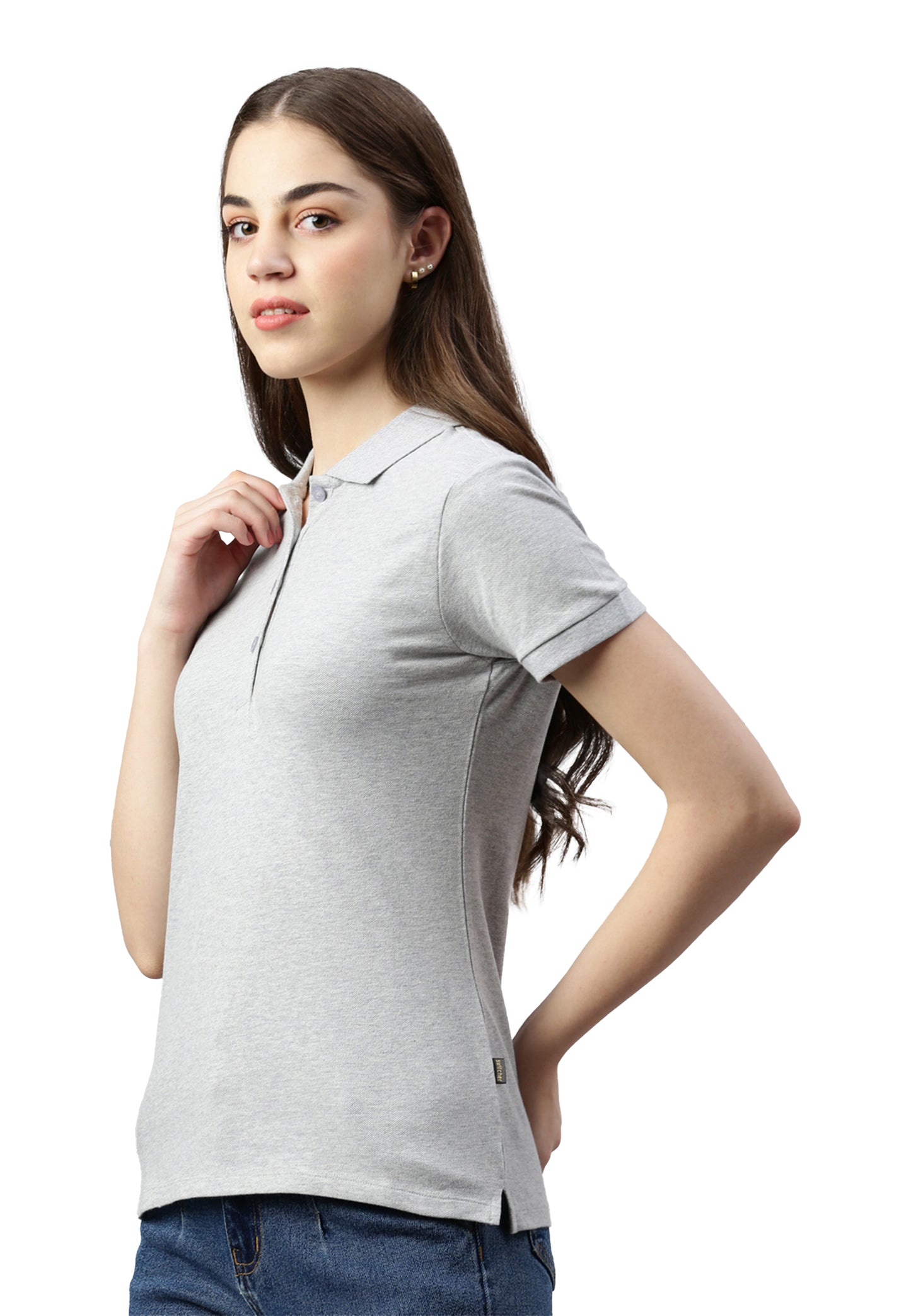 Switcher Lady polo stacy color/42 gris chine