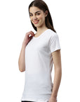 T-shirt Switcher lady gaia color/blanc