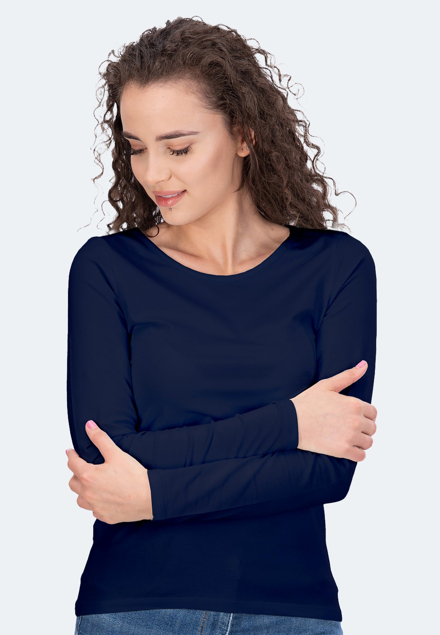 Switcher manchette longue liliane color/20 marine