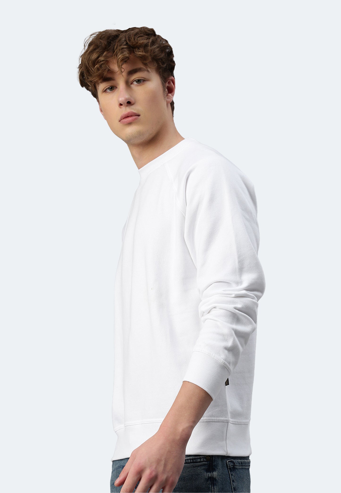 Sweat-shirt Switcher london color/1 blanc