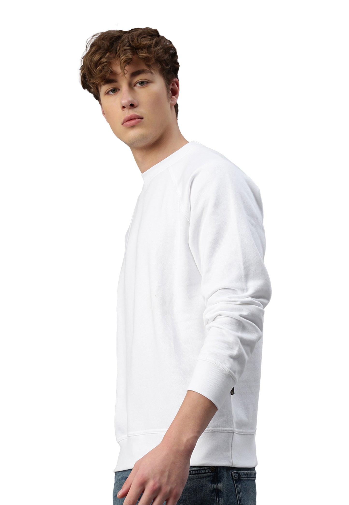Sweat-shirt Switcher london color/1 blanc