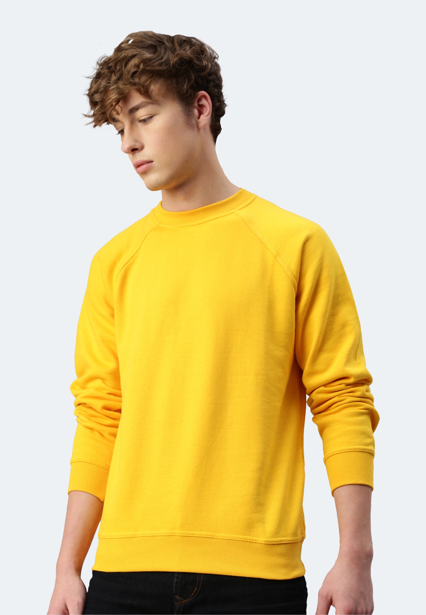 Sweat-shirt Switcher london color/53 jaune