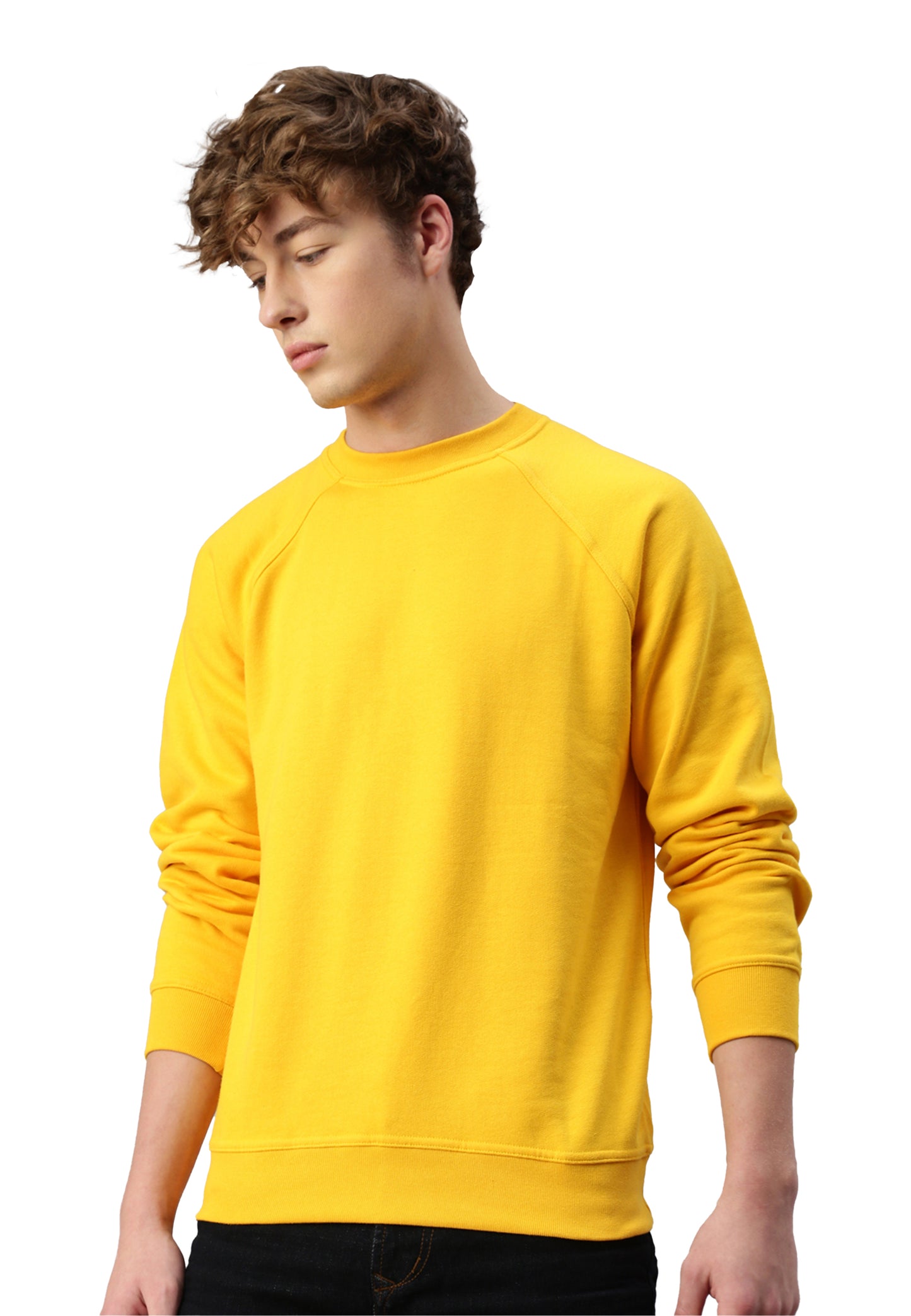 Sweat-shirt Switcher london color/53 jaune