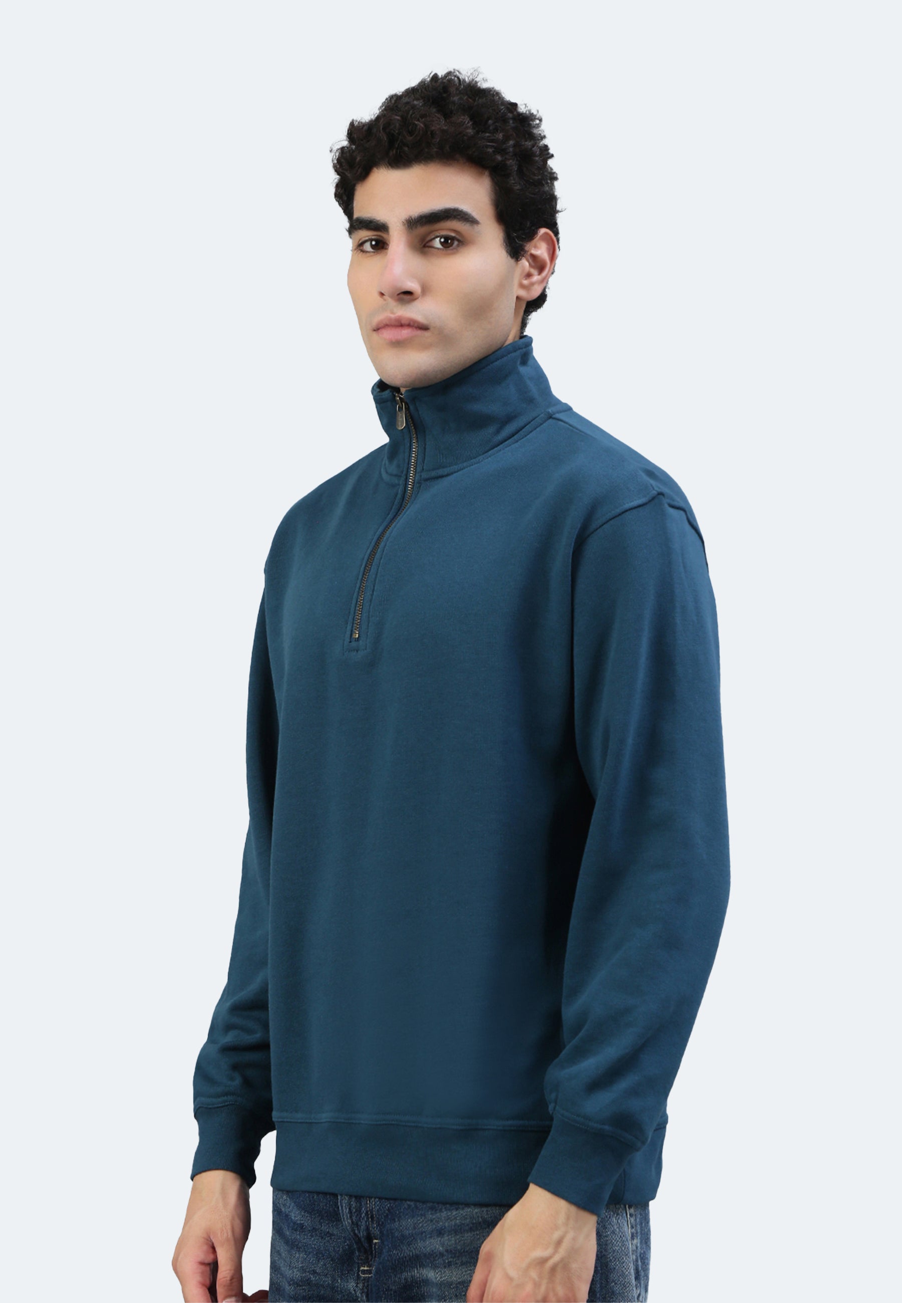 Sweat-shirt Switcher Oslo couleur/pétrole