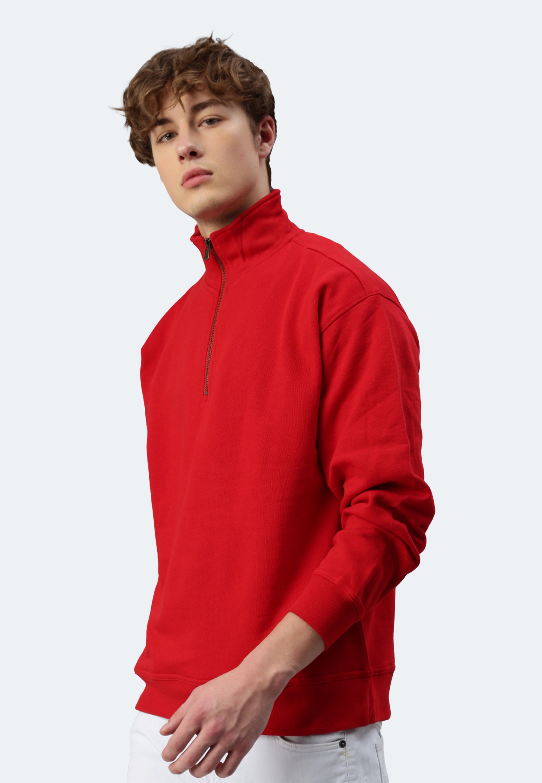 Sweat-shirt Switcher homme Oslo color/rouge