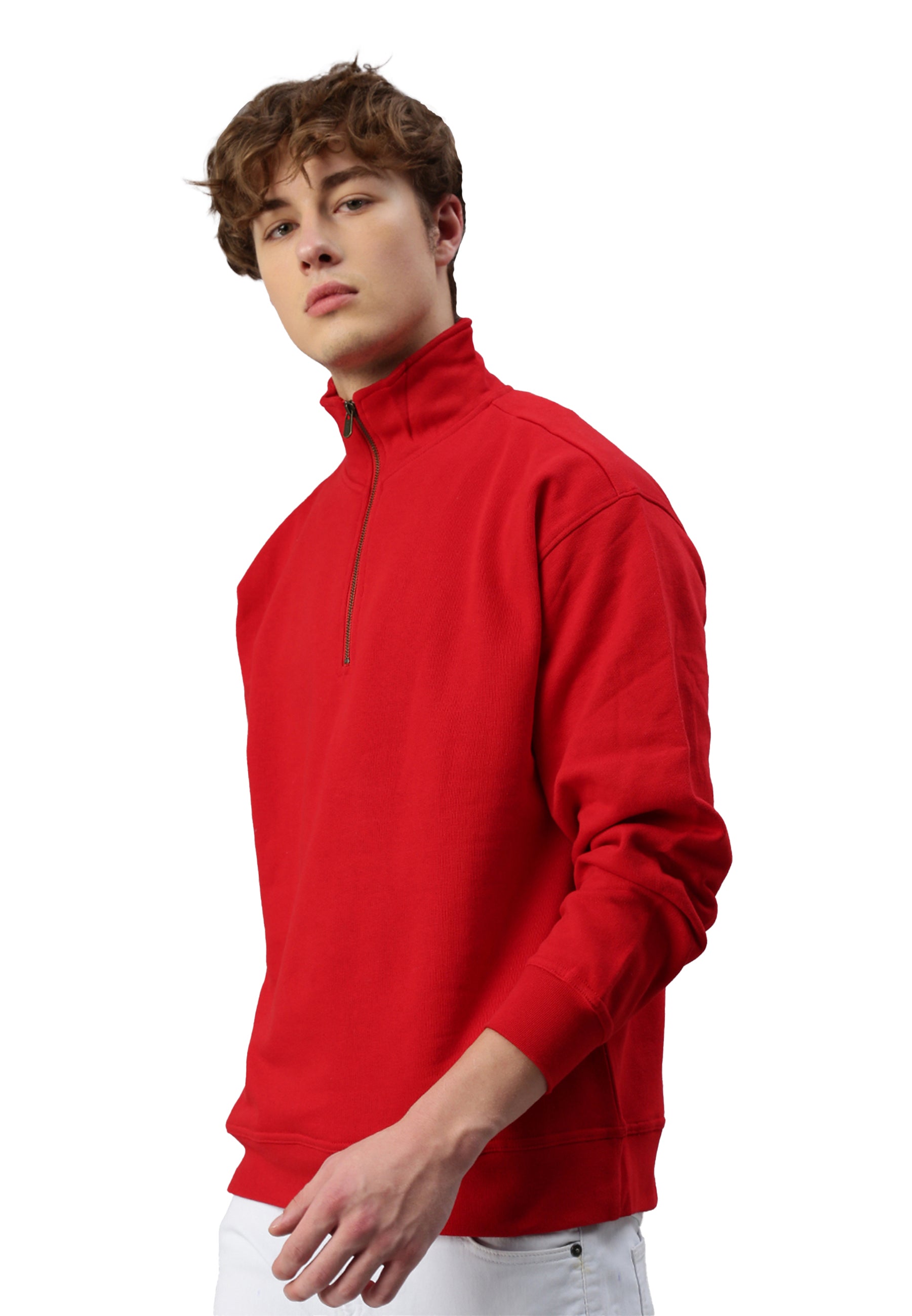 Sweat-shirt Switcher homme Oslo color/rouge
