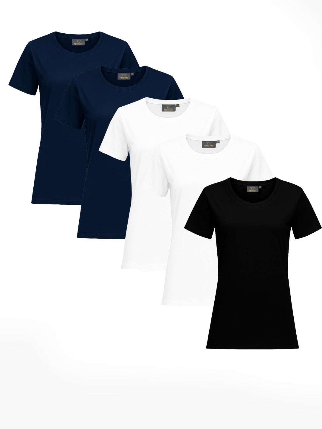 Lot de 5 t-shirts bio Lady Gaia