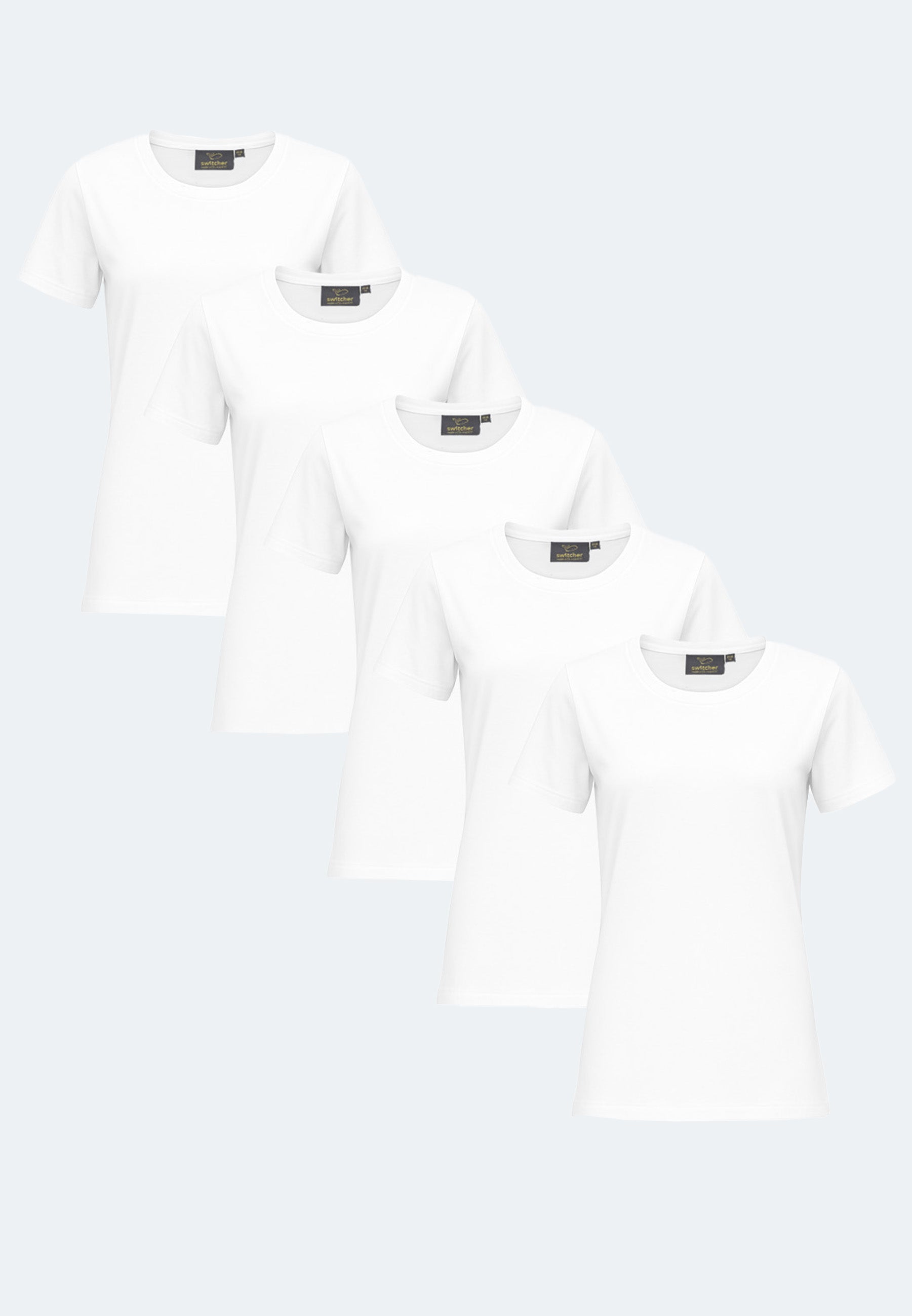 Lot de 5 t-shirts bio Lady Gaia