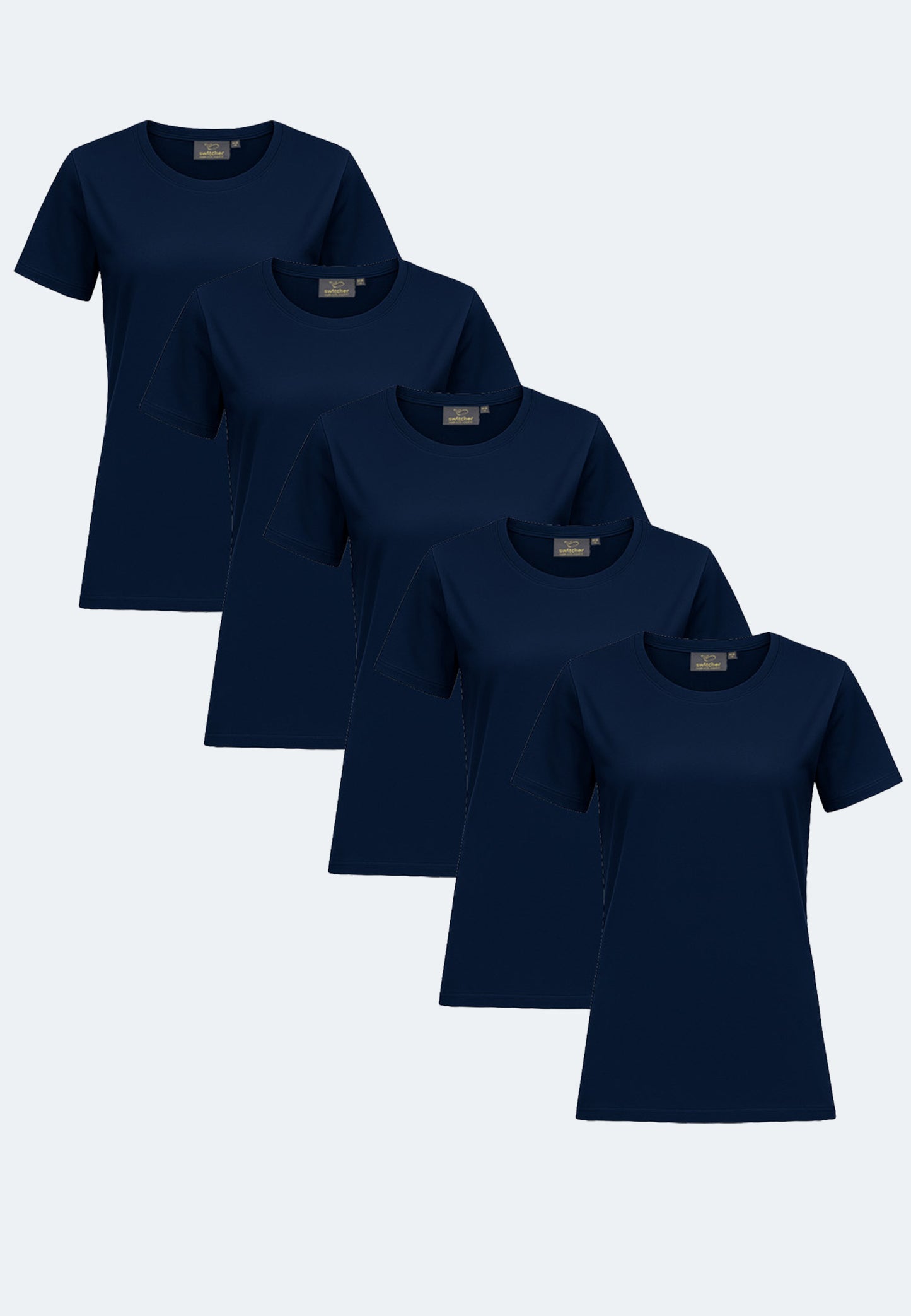Lot de 5 t-shirts bio Lady Gaia