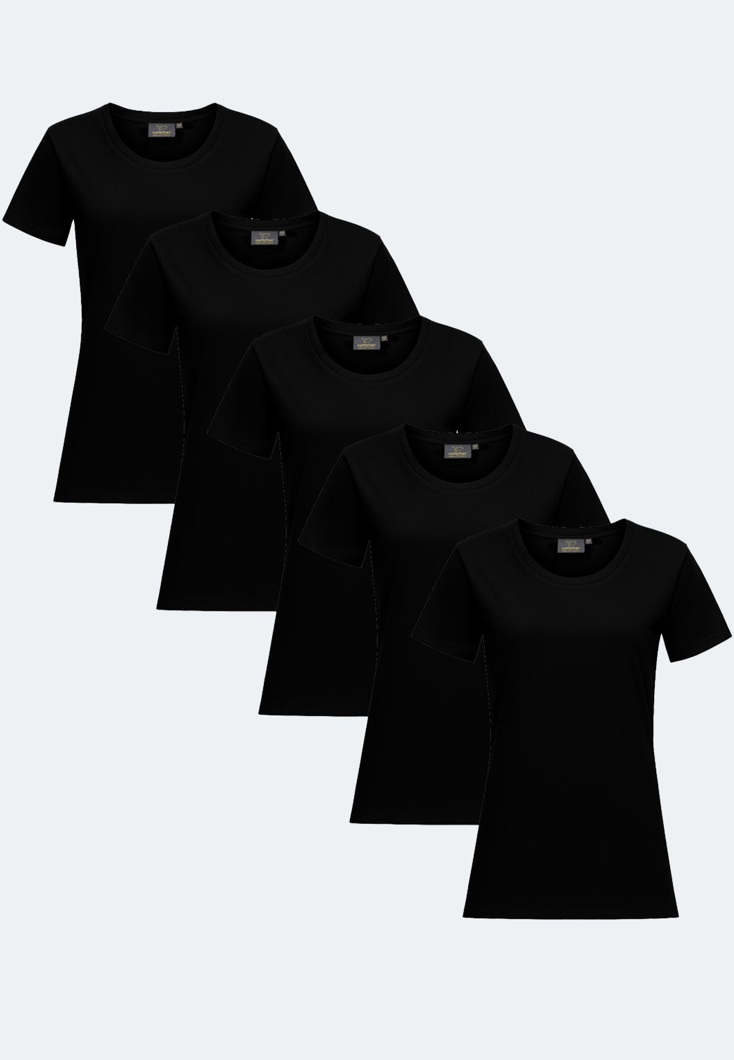 Lot de 5 t-shirts bio Lady Gaia