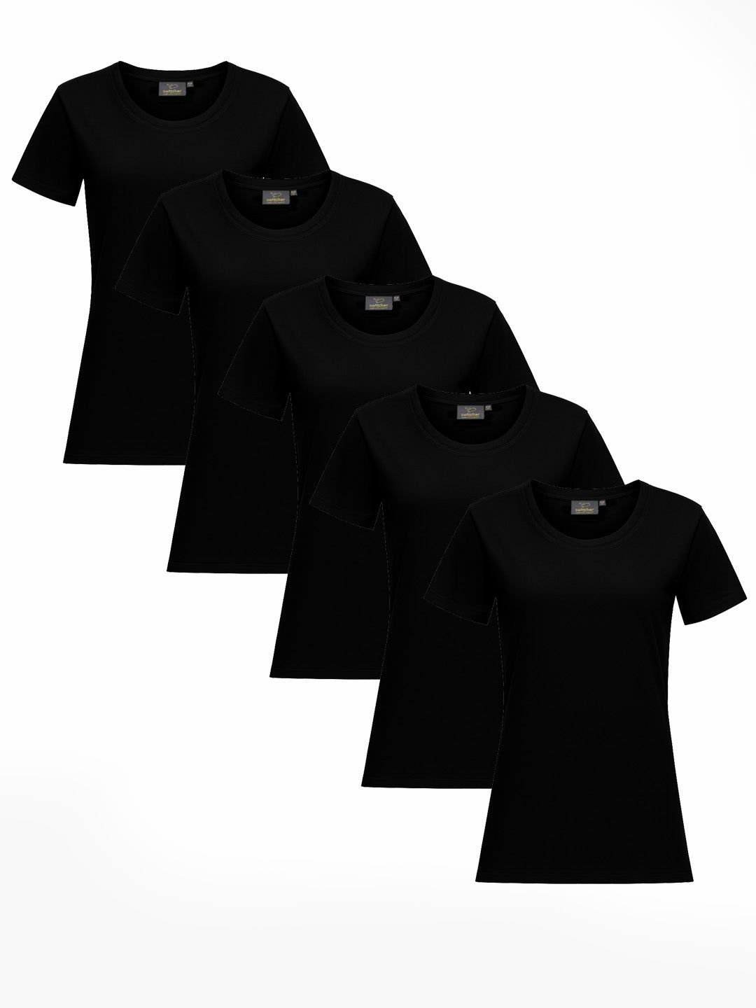 Lot de 5 t-shirts bio Lady Gaia