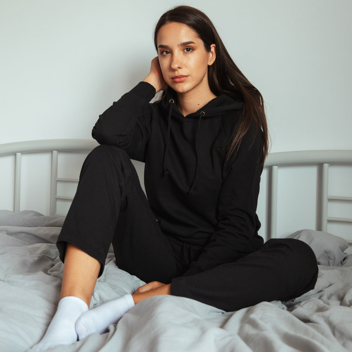 Sweat-shirt à capuche Lady sutton color/40 noir