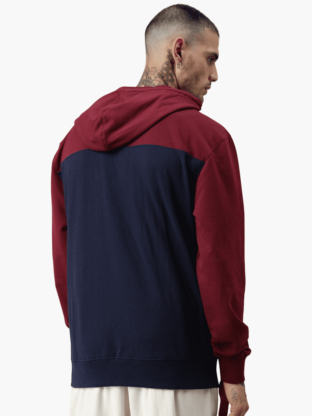 Sweat à capuche zippé moleson color/183 flame