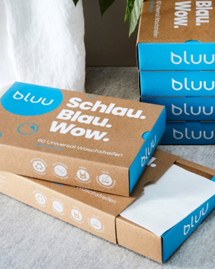 bluu 60 bandes de lavage universelles fraîcheur alpine