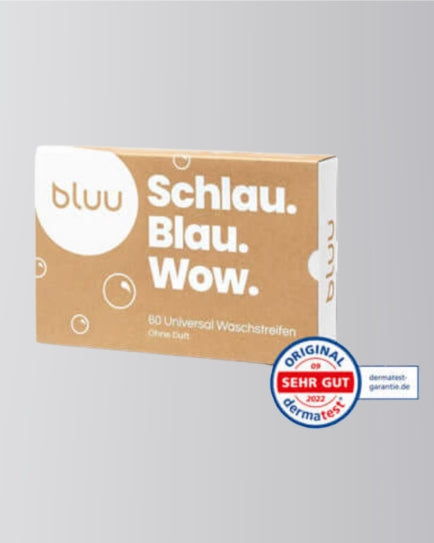bluu 60 bandes de lavage universelles sans parfum