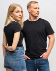 T-shirt stretch Luc col rond