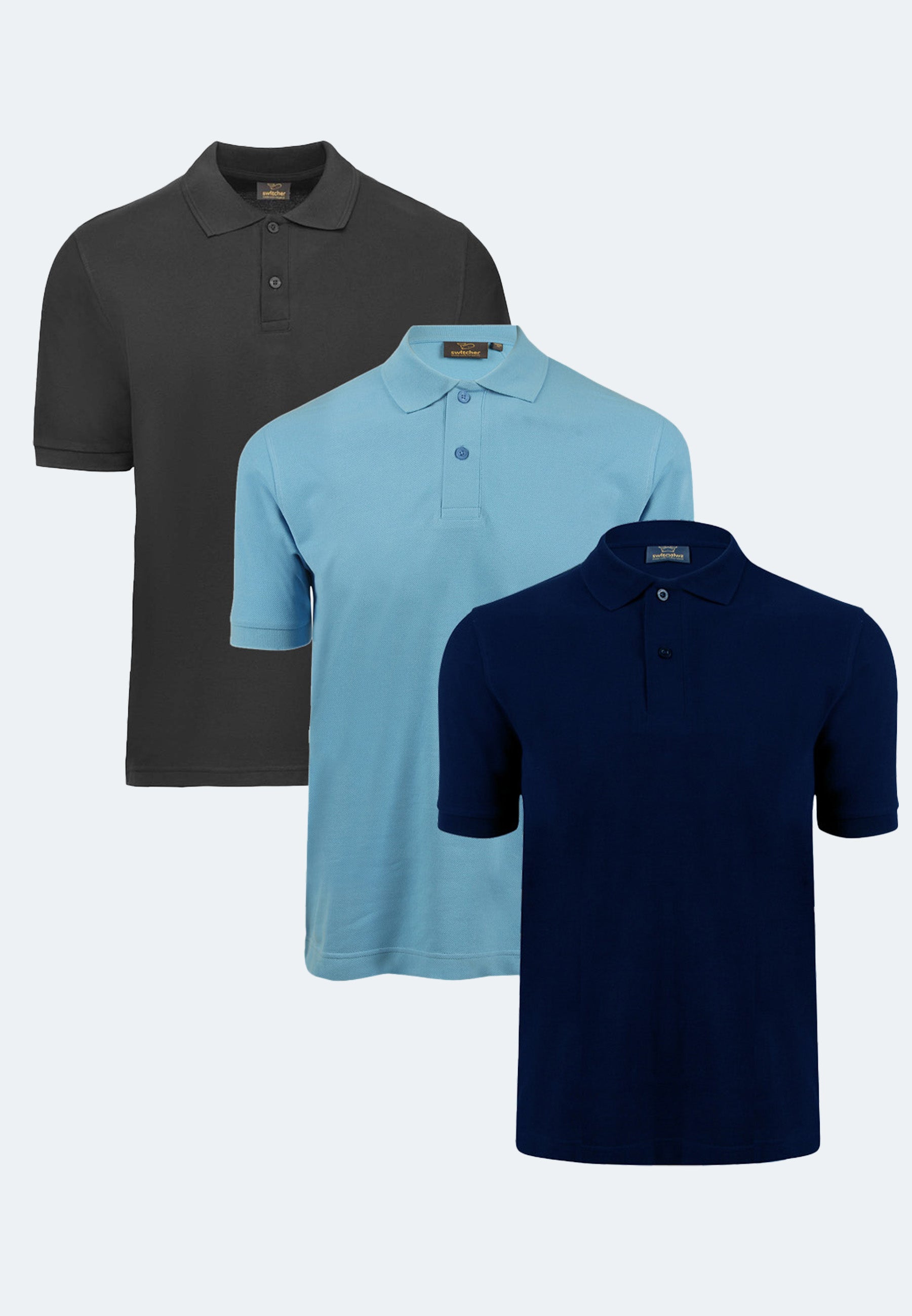 Switcher homme polo samuel couleur/20276 Pack