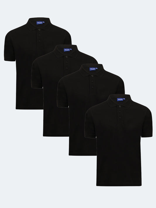 Lot de 4 polos piqués Airtex Whale