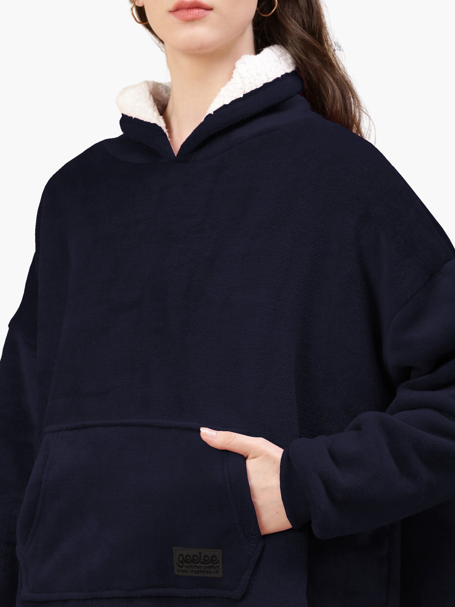 Geelee Plaid - le sweat à capuche ultra-confortable en grande taille 5036