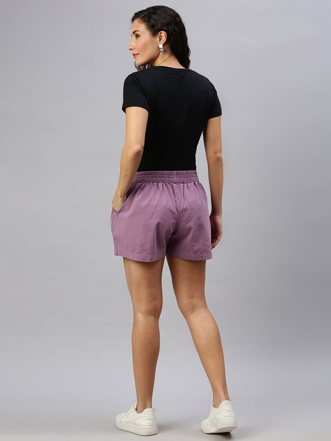 Short en sergé organique pour femme Rihanna 8215