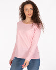 T-shirt bio à manches longues pour femmes Bettina-Rose-Switcher