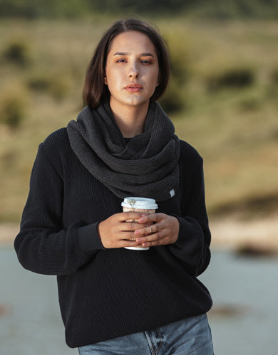 Sweat-shirt Switcher rose color/40 noir