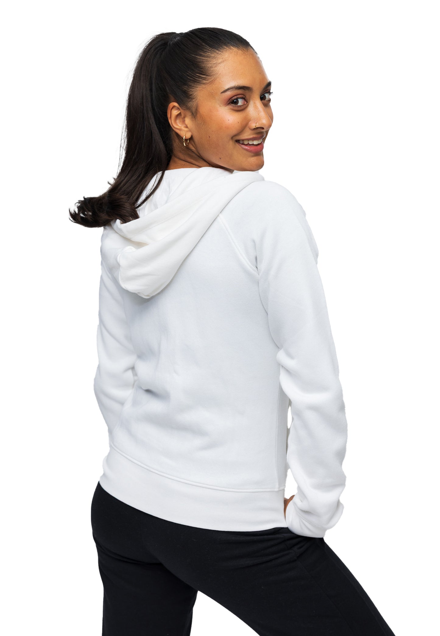 Sweat-shirt à capuche Lady arizona color/1 blanc