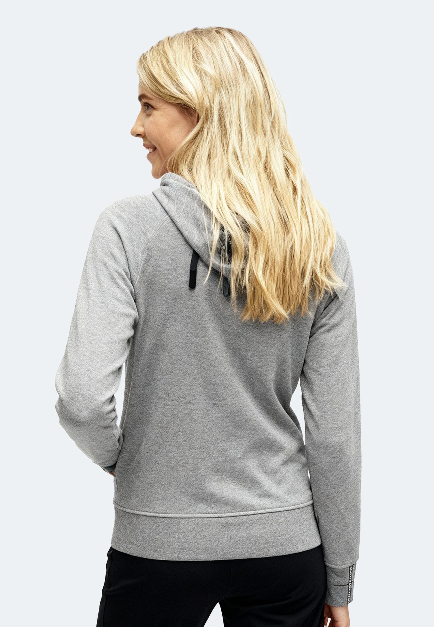 Sweat-shirt à capuche Lady arizona color/672 ebony chine
