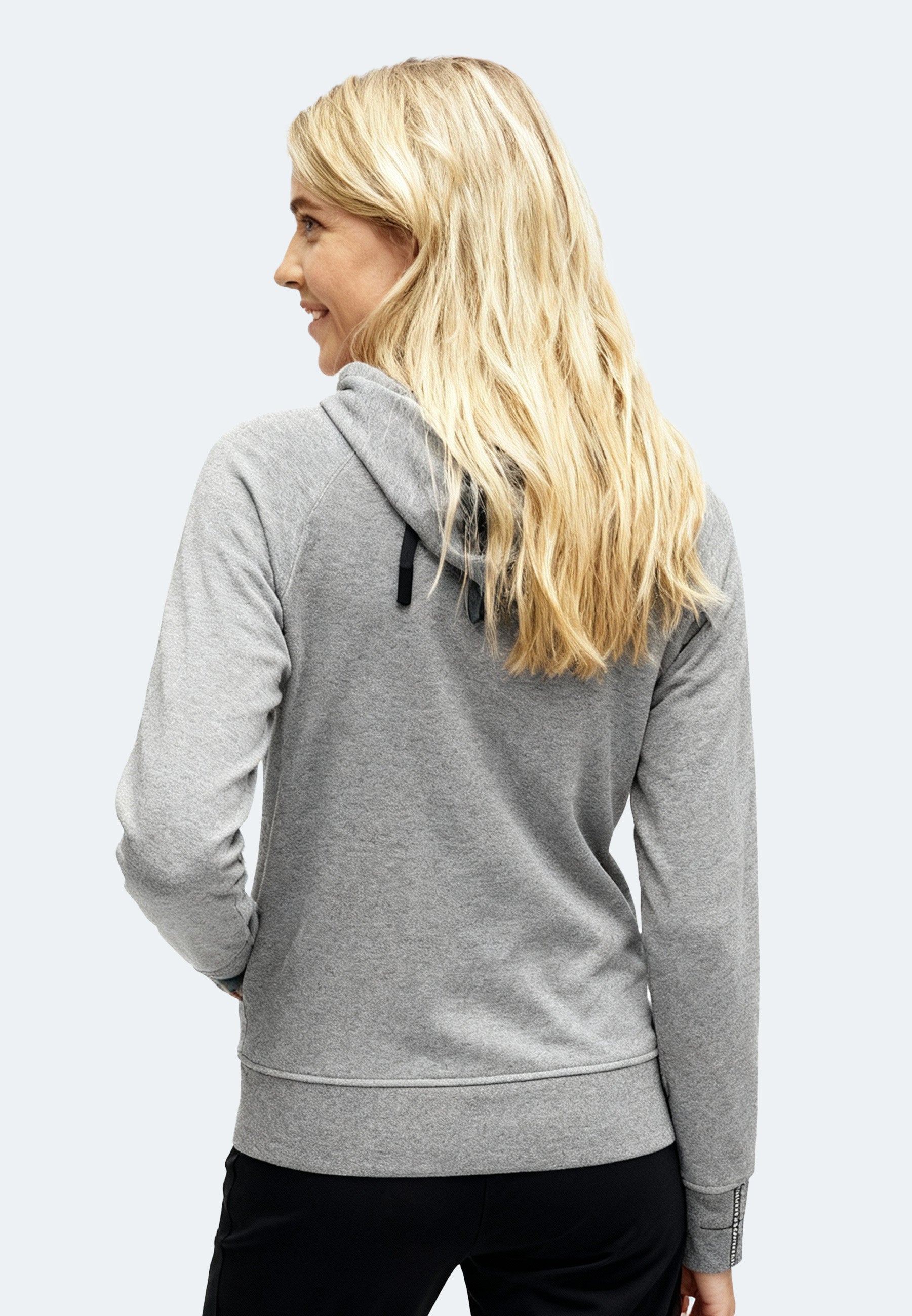 Sweat-shirt à capuche Lady arizona color/672 ebony chine