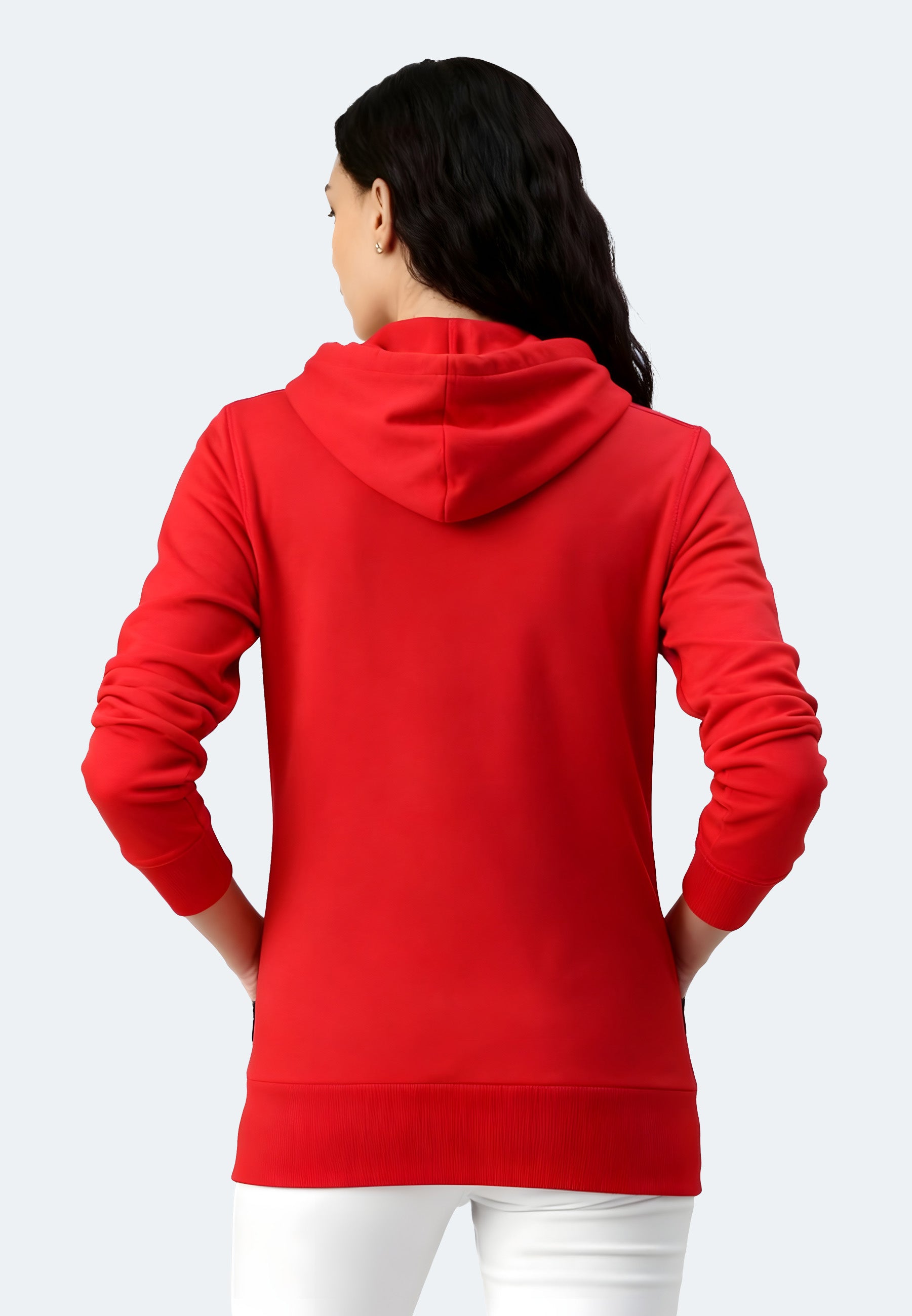 Sweat-shirt à capuche Lady arizona color/10 rouge