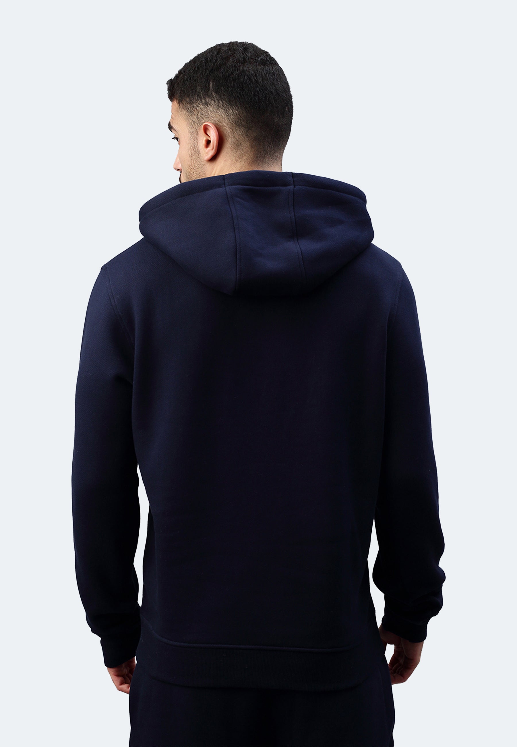 Sweat à capuche Switcher homme couleur casablanca/marine
