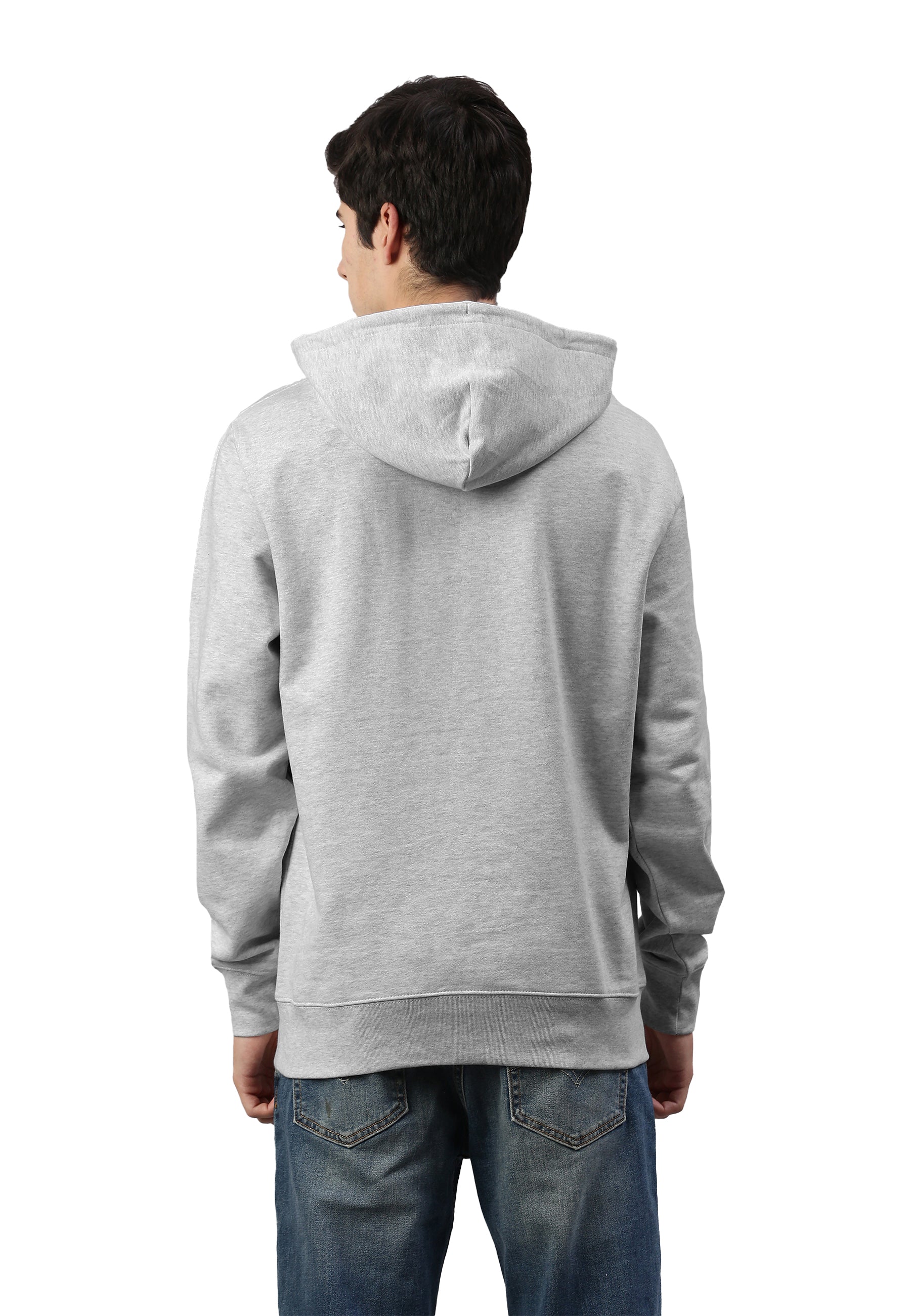 Sweat-shirt à capuche homme soho color/42 gris chine