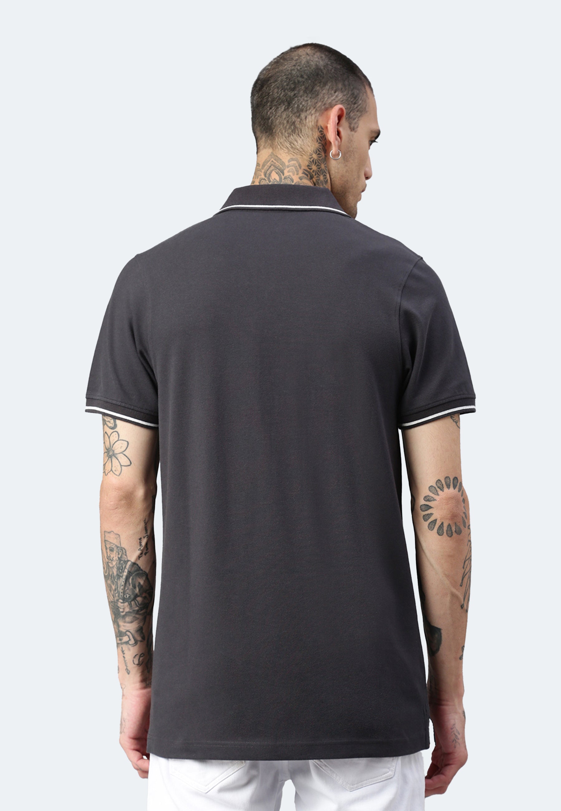 Polo contrasté avec élasthanne Ben