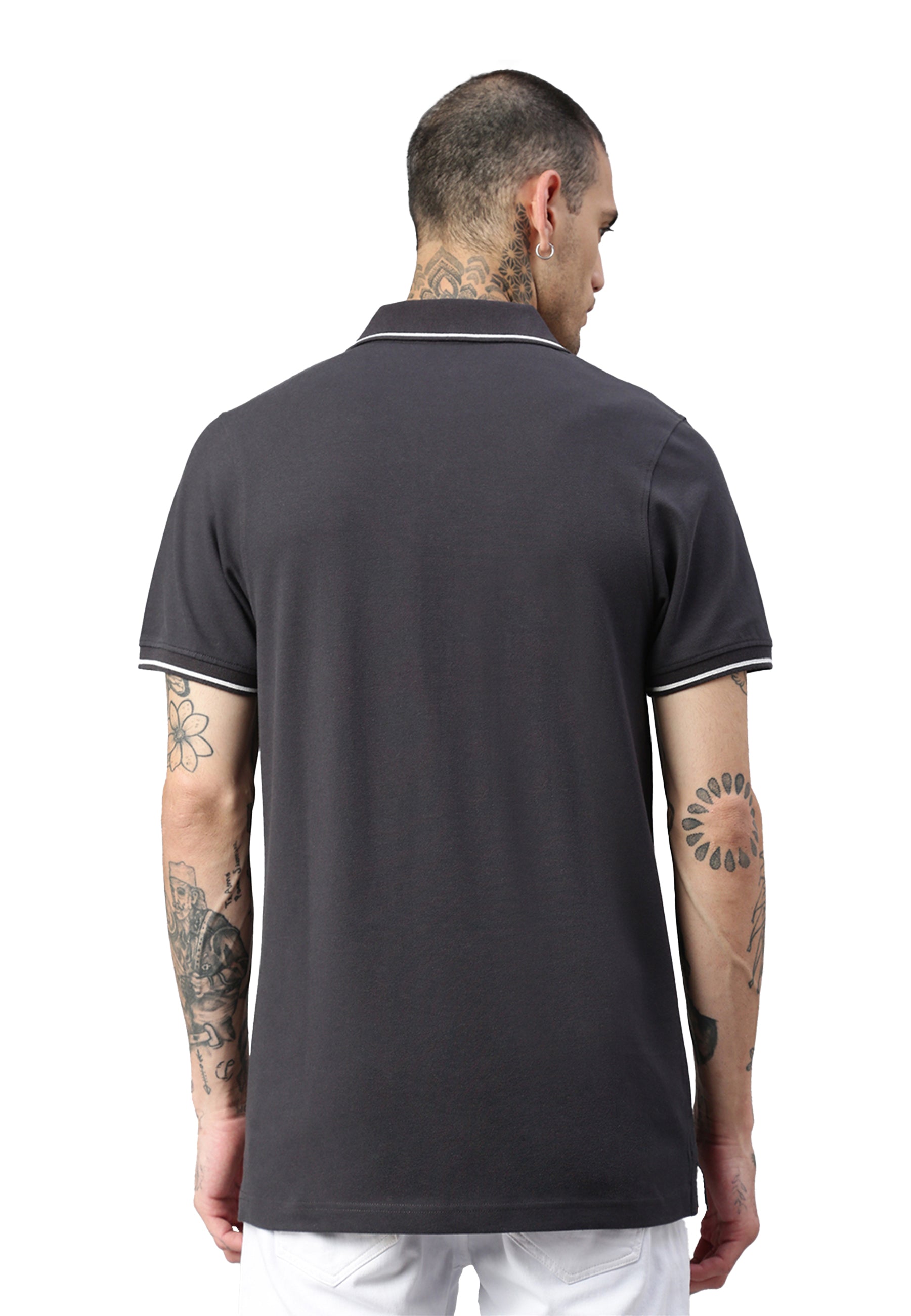 Polo contrasté avec élasthanne Ben