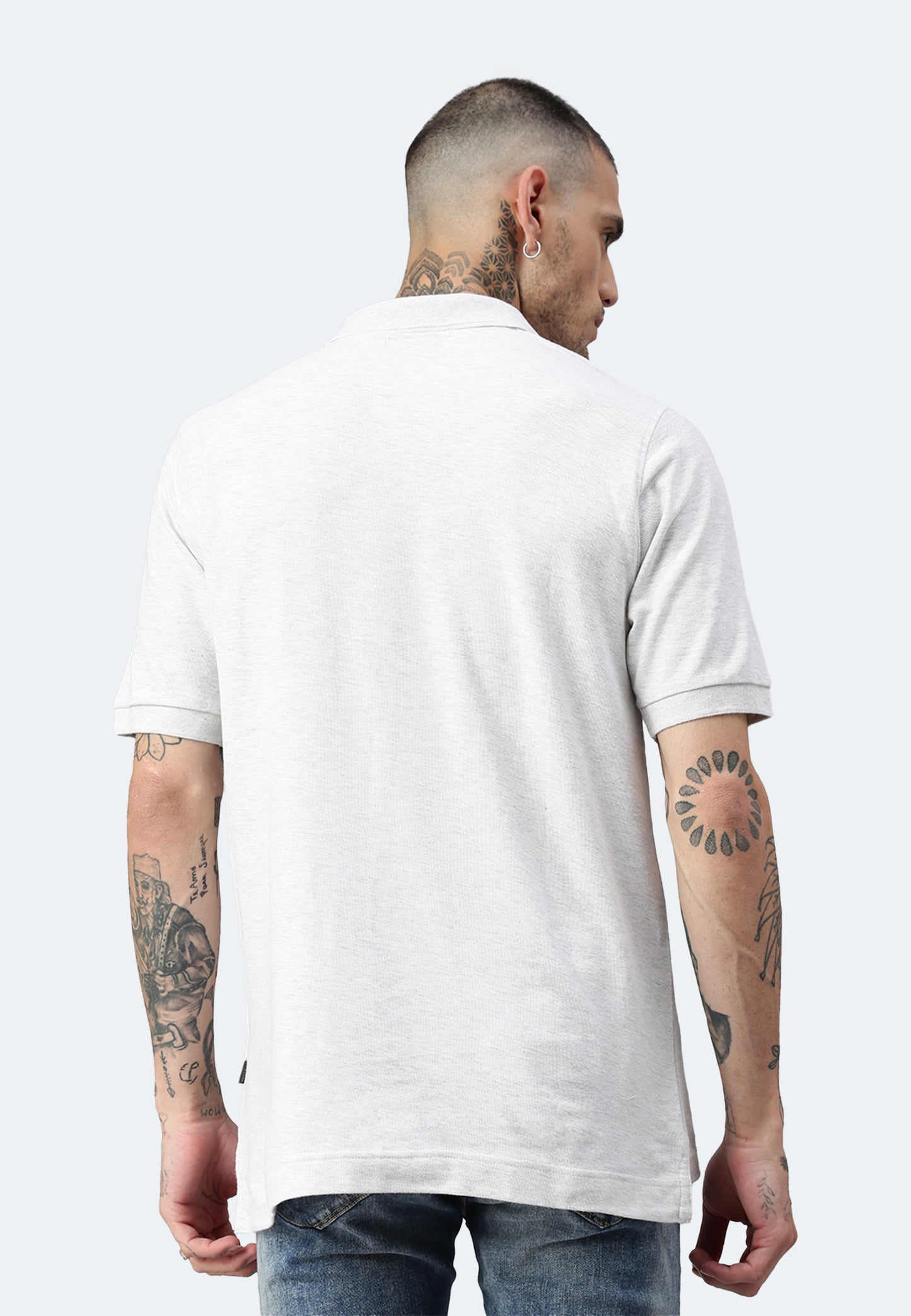 Switcher men's polo john color/43 blanc chine