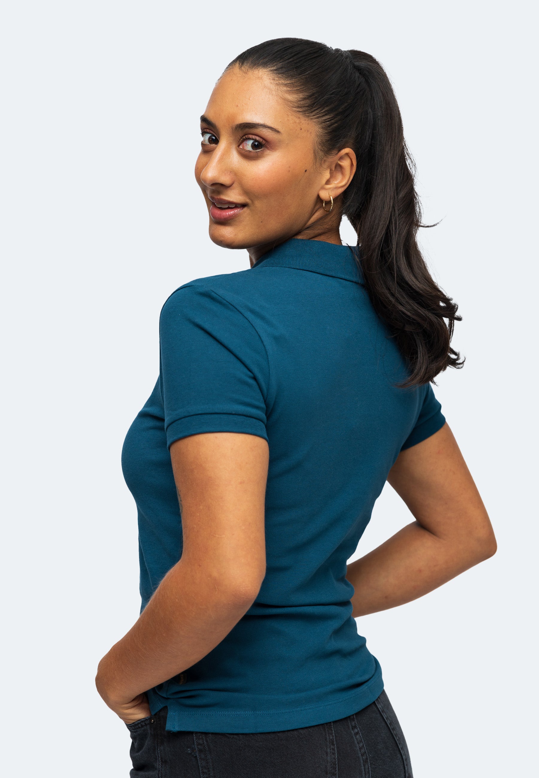 Switcher Lady polo stacy color/245 pétrole