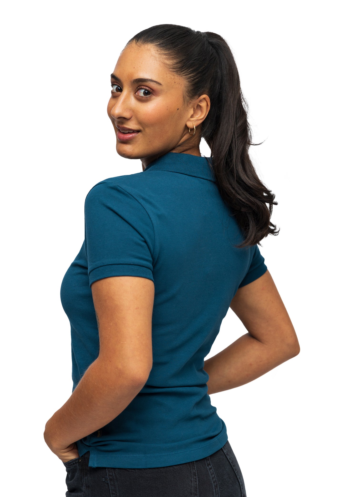 Switcher Lady polo stacy color/245 pétrole