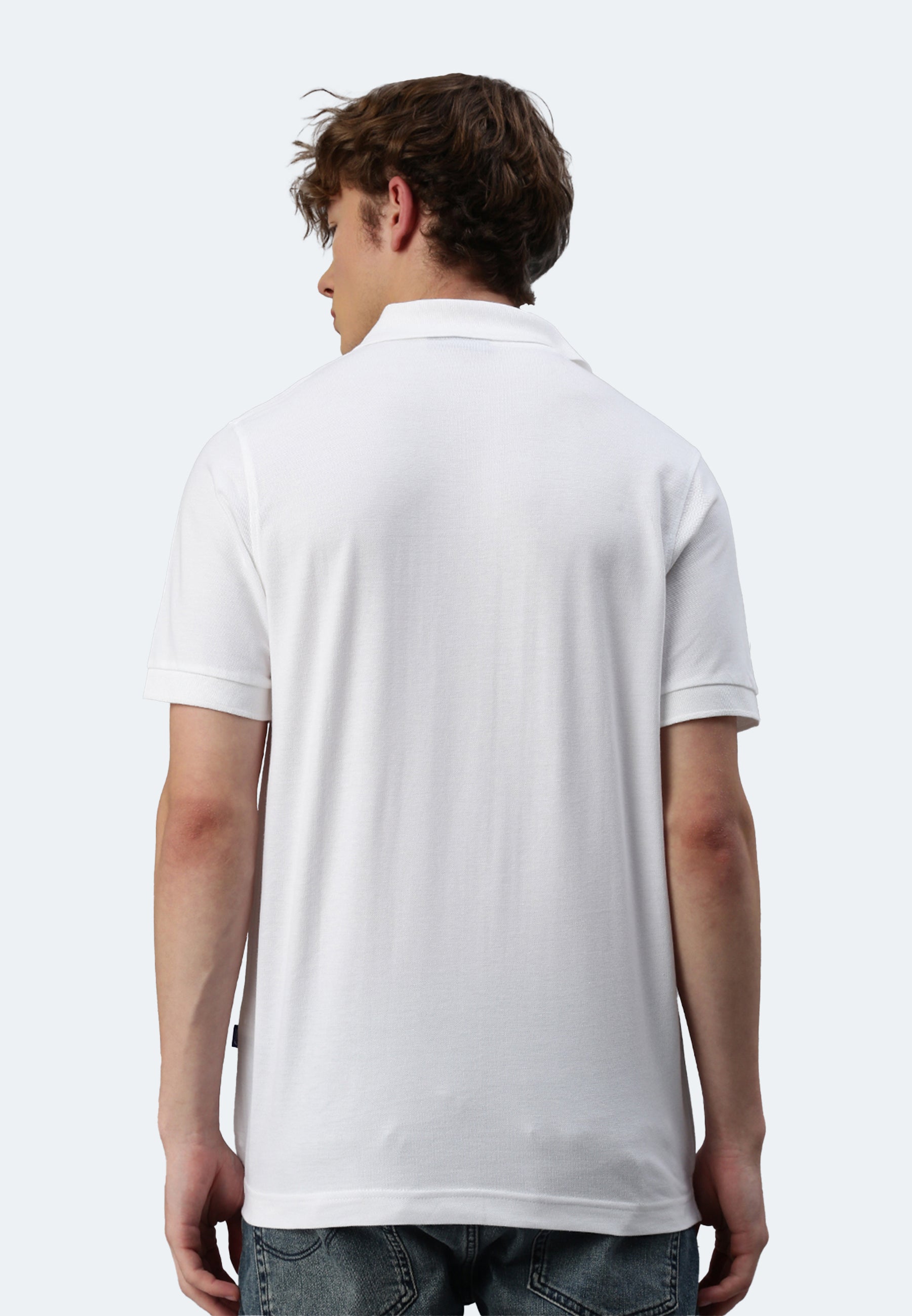 Switcher pocket polo whale color/blanc