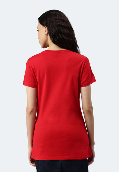 T-shirt Switcher lady gaia color/10 rouge