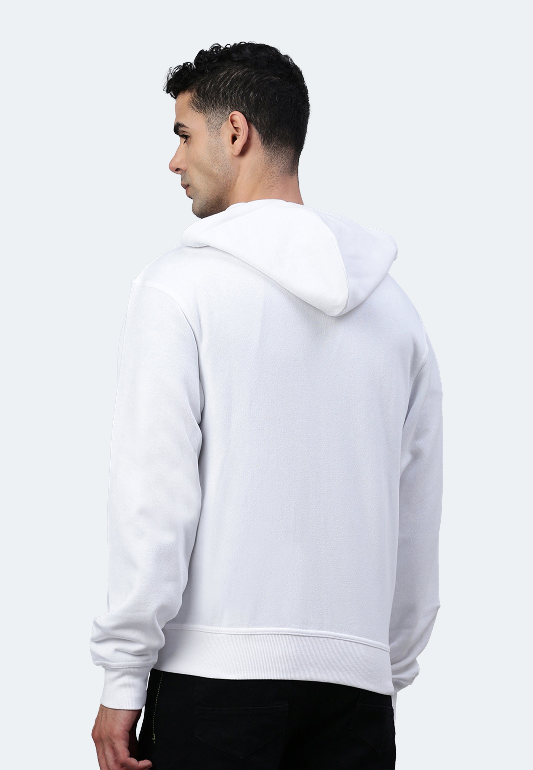 Sweat à capuche zippé Switcher hommes miami color/blanc