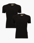 Lot de 2 t-shirts stretch col V Giorgia 2276