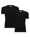 Lot de 2 t-shirts stretch col V Giorgia
