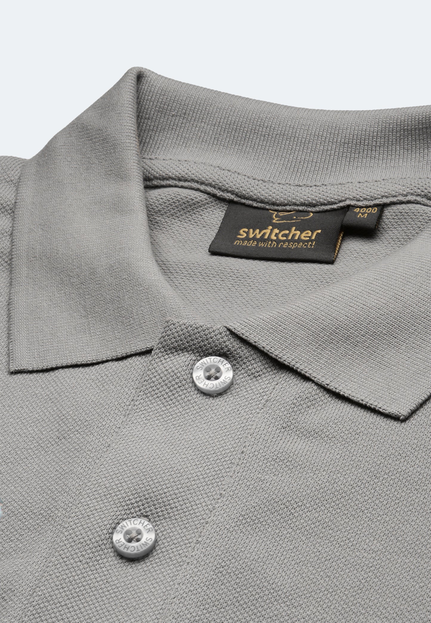 Switcher men's polo samuel color/402 gris foncé