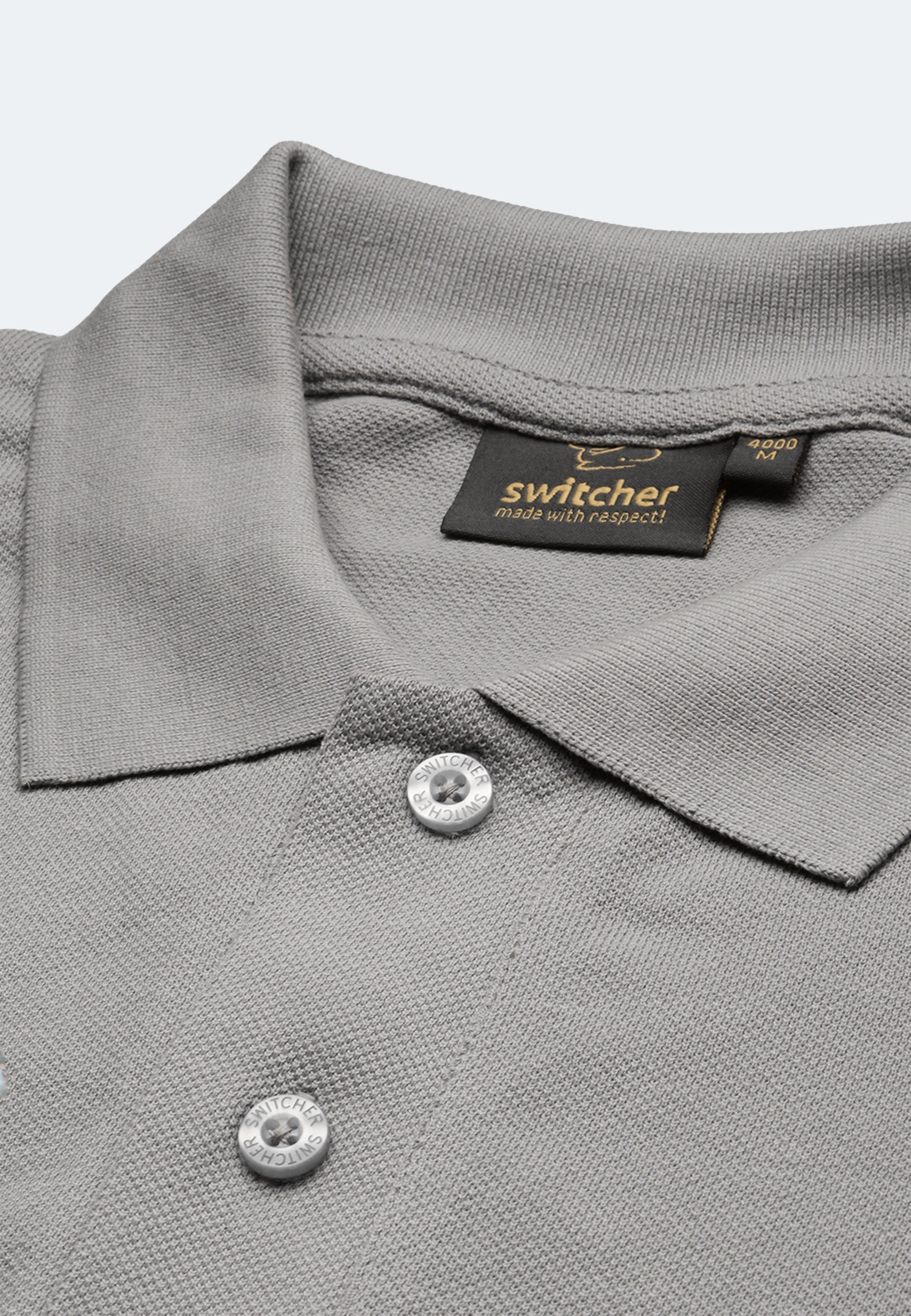 Switcher men's polo samuel color/402 gris foncé