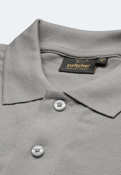 Switcher men's polo samuel color/402 gris foncé