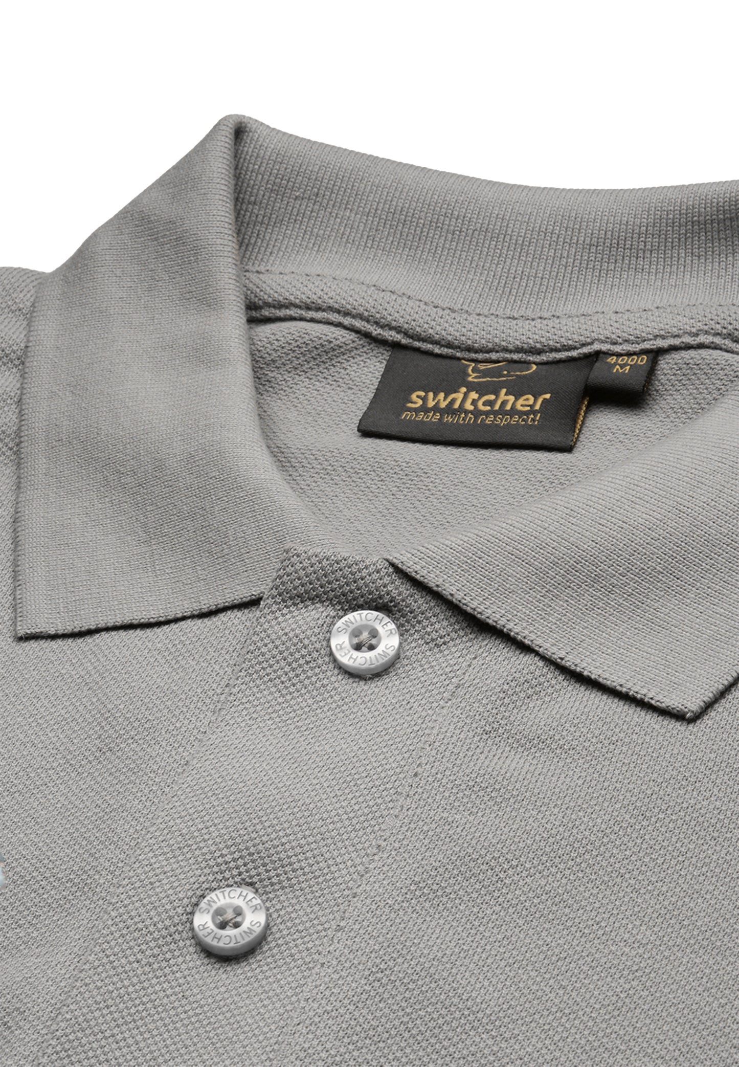 Switcher men's polo samuel color/402 gris foncé